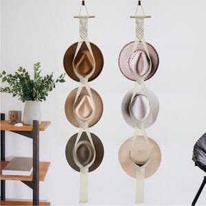 Macrame Hat Organizers 2 pack